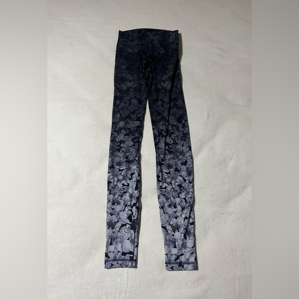 Lululemon Align Women's Sz 4 Nightfall Blossom Floral *Has Snags* w5byz